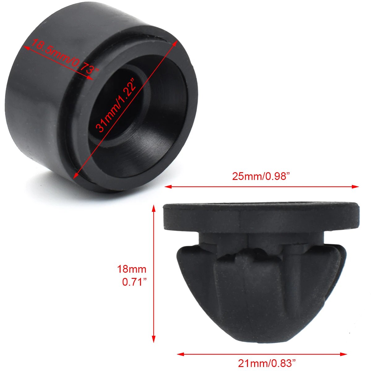 Engine Cover Radiator Rubber Mounting Grommet For BMW 1 2 3 4 5 6 7 Series X1 X3 X4 X5 X6 F10 E81 E87 F20 E90 F30 E60 E83 F25