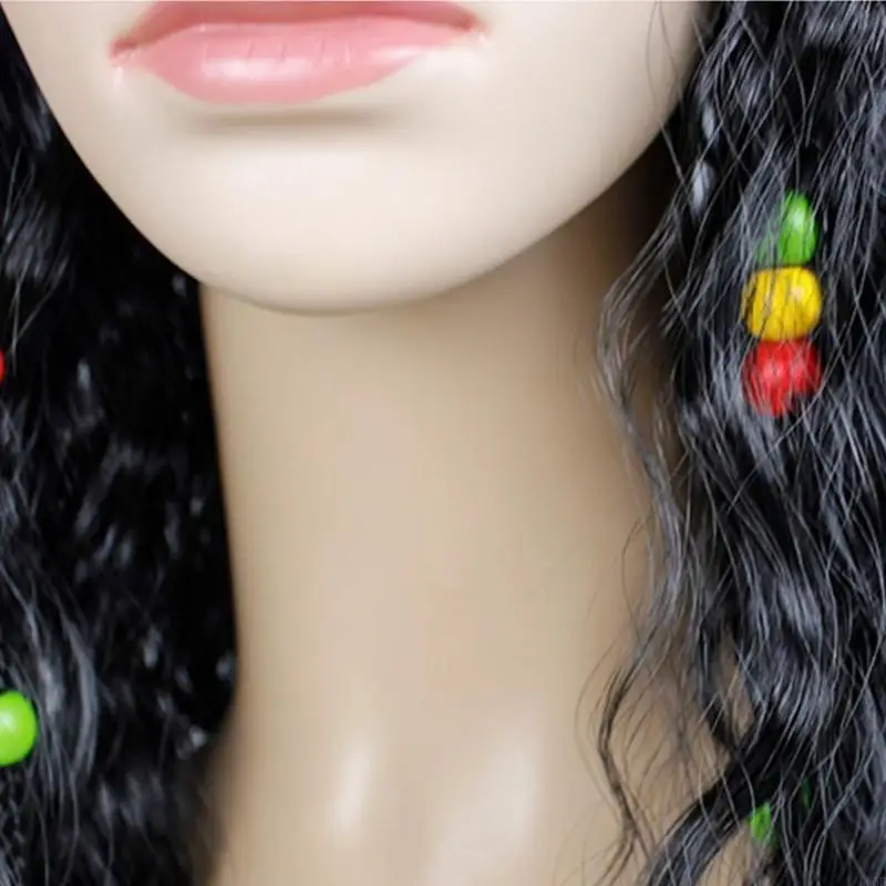 B95F Halloween Zestaw kostiumów piratów Peruka pirata z przepaską na oko Zestaw szalików Akcesoria kostiumów piratów dla i