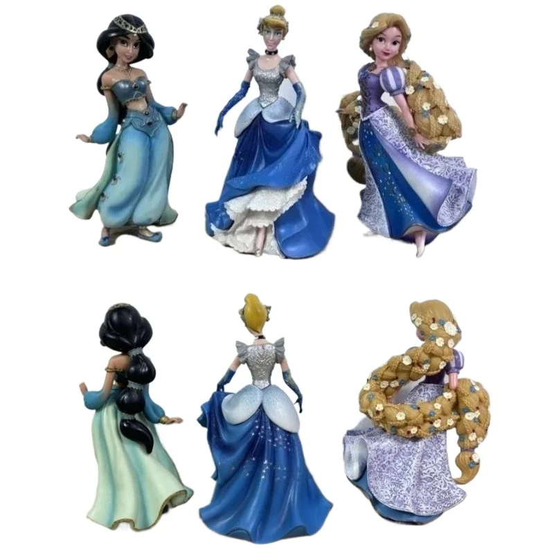 

20 см периферийные устройства для фильмов «Холодное сердце», Эльза, Анна, Белоснежка, Рапунцель, принцесса, пластиковая кукла, пейзажный орнамент, подарок на день рождения