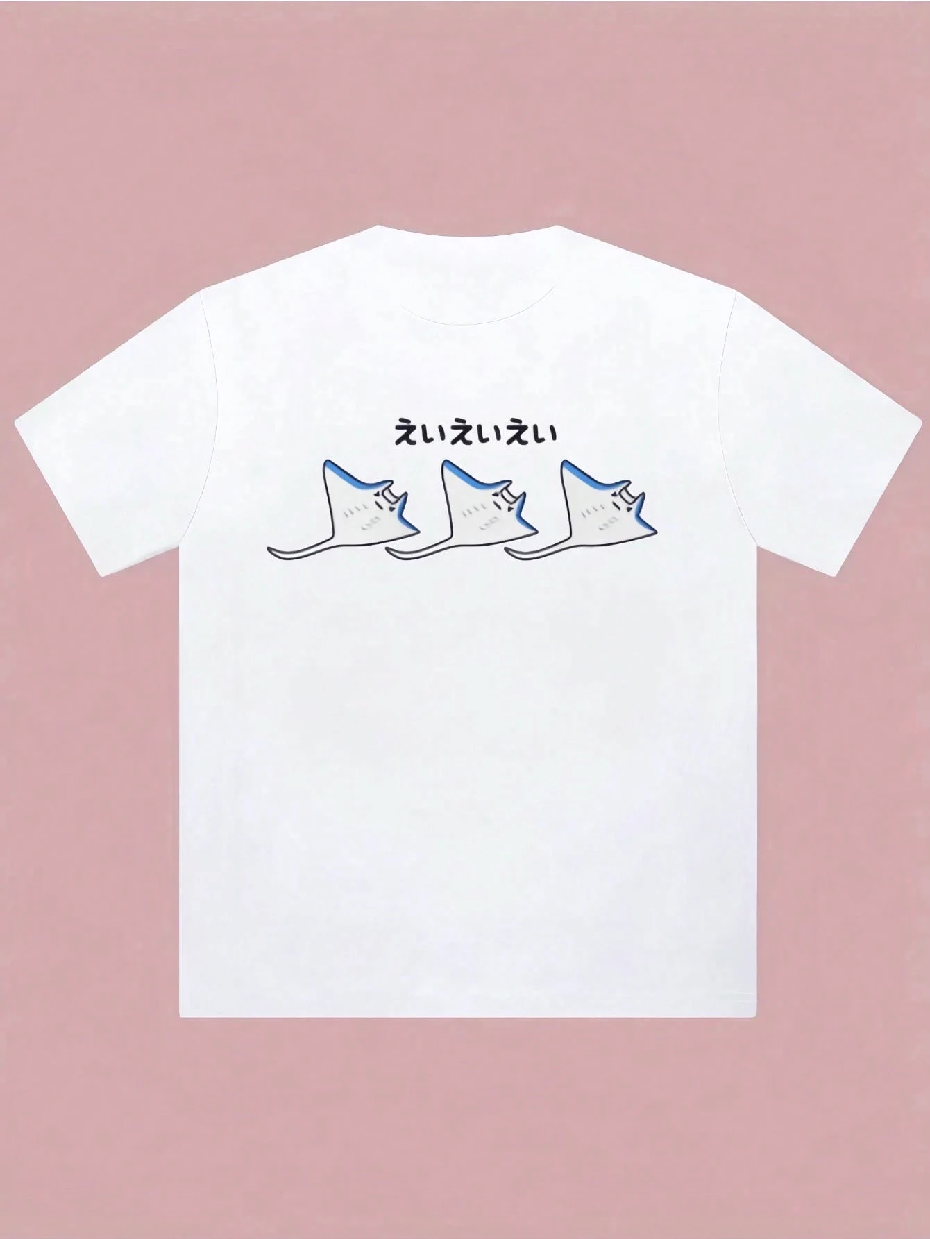 Summer Funny Man and Women's Round Neck T-Shirt Short Sleeve Japanese Korean Style Cartoon Free Delivery Shipping Clothes Woman
