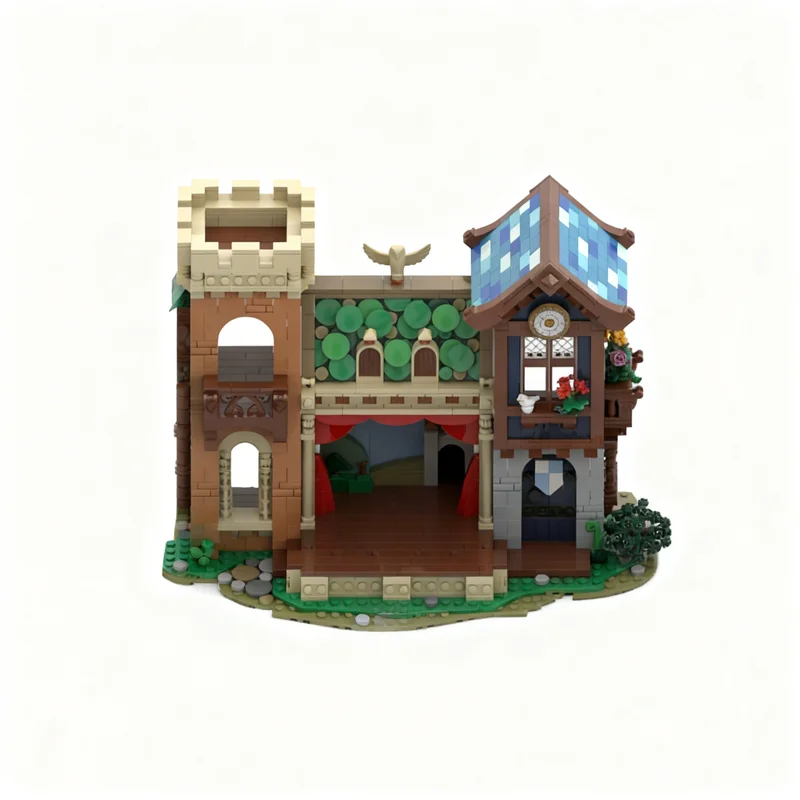2888pcs MOC Castle Festival St - Art Craft Ideas For Christmas review and price