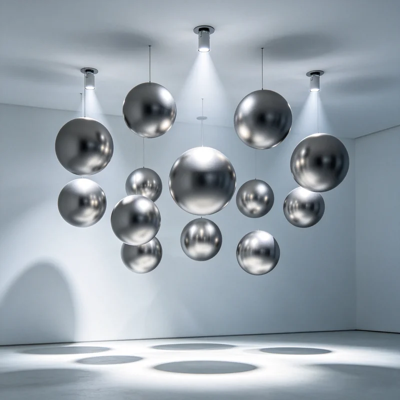 Dia 25mm-300mm 304 Stainless Steel Ball/Half Ball Brushed Matte Surface Hollow Ball For Home Garden Decoration Supplies Ornament