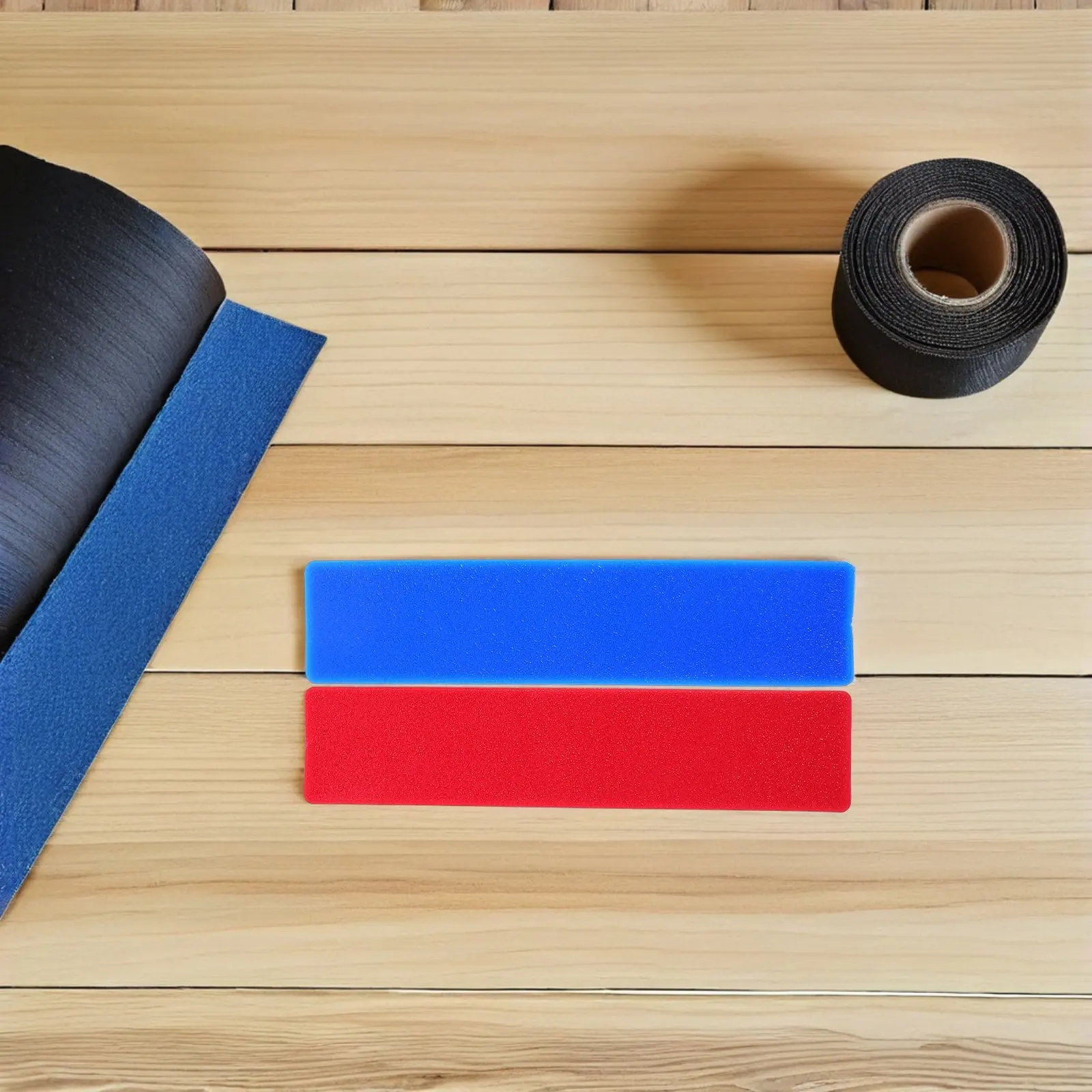 

4Pcs Tennis Court Line Markers PVC Ground Line Sticker Set for Indoor Outdoor Sports Courts Anti Skid High Visibility