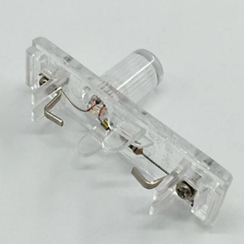 10Pcs DIN Rail Type 35MM Fuse Holder 10A 6x30mm Glass Fuse Box Cover Base Single Guide With Indicator Light 220V 24V