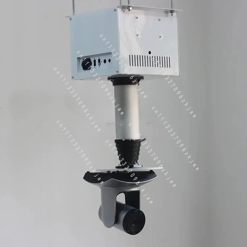 Remote Control Projector Lifting Column, Bamboo Joint Telescopic Pole 1-5M Stroke