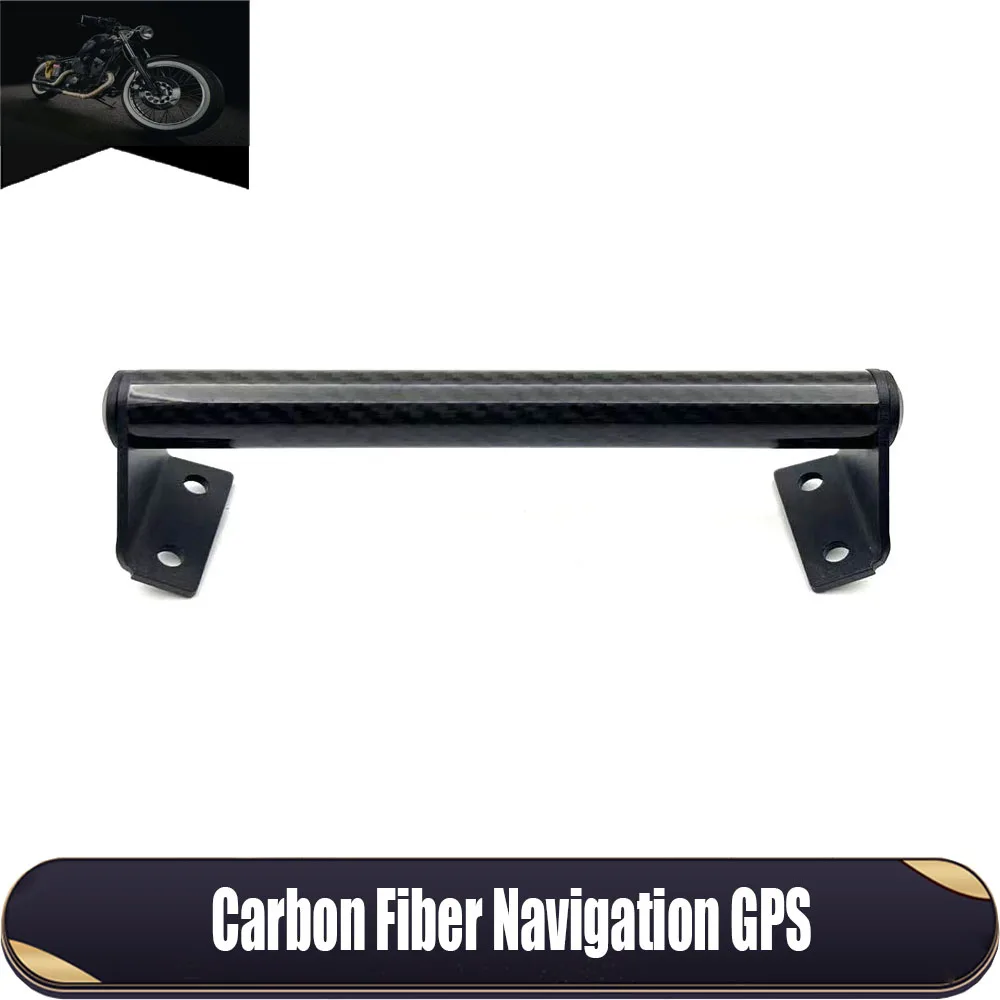 For Colove KY400X KY500X KY500F Excelle 400X 500X Motorcycle Carbon Fiber Navigation GPS Plate Bracket