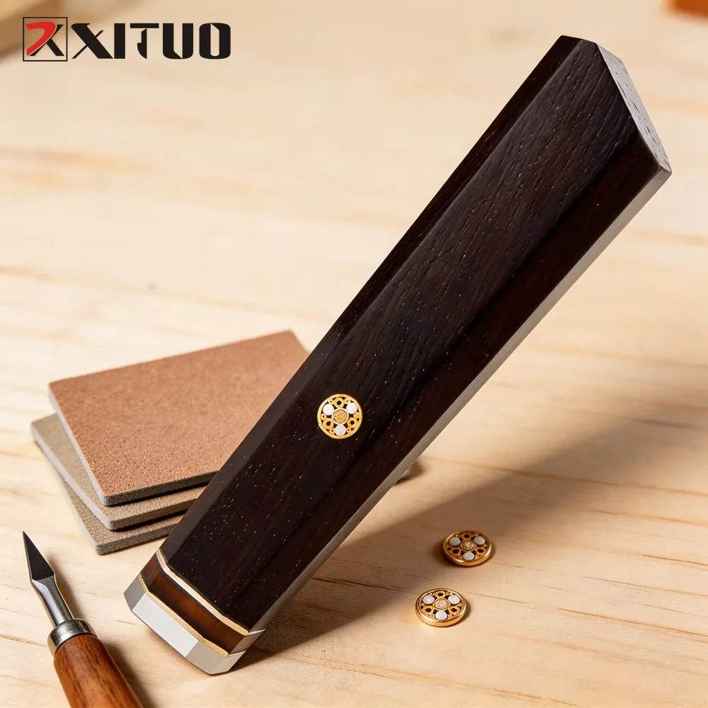 Picture 7: XITUO Handmade Customize Handle Material, Octagonal Knife Handle DIY Knife Handle For Chef Knife Damascus Kitchen Cooking Knife