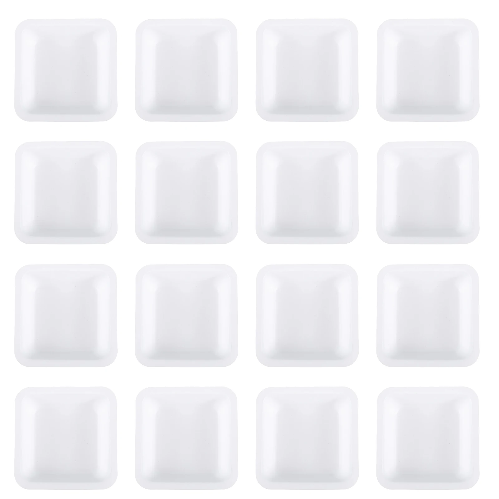 

50 Pcs Weighing Dish Clear Tray for Scale Plastic Boat Lab Plate Weight Pan Pans