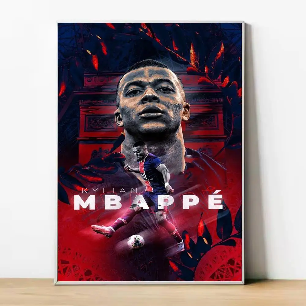 K-Kylian M-Mbappe Pop star  Poster Versatile HD Waterproof Wall Art Self-Adhesive Decor for Any Space Ideal Gift - view 4
