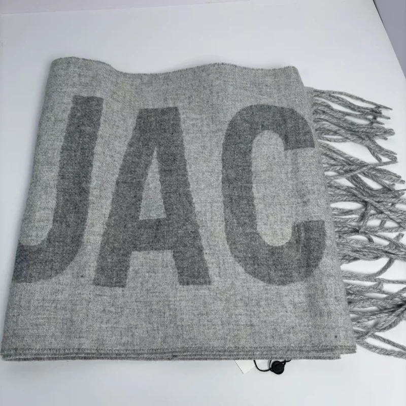 Роскошный бренд, Прямая доставка, осень/зима 2022, шарф из 100% шерсти, женская шаль с кисточками, мужской и женский теплый шарф в одном стиле