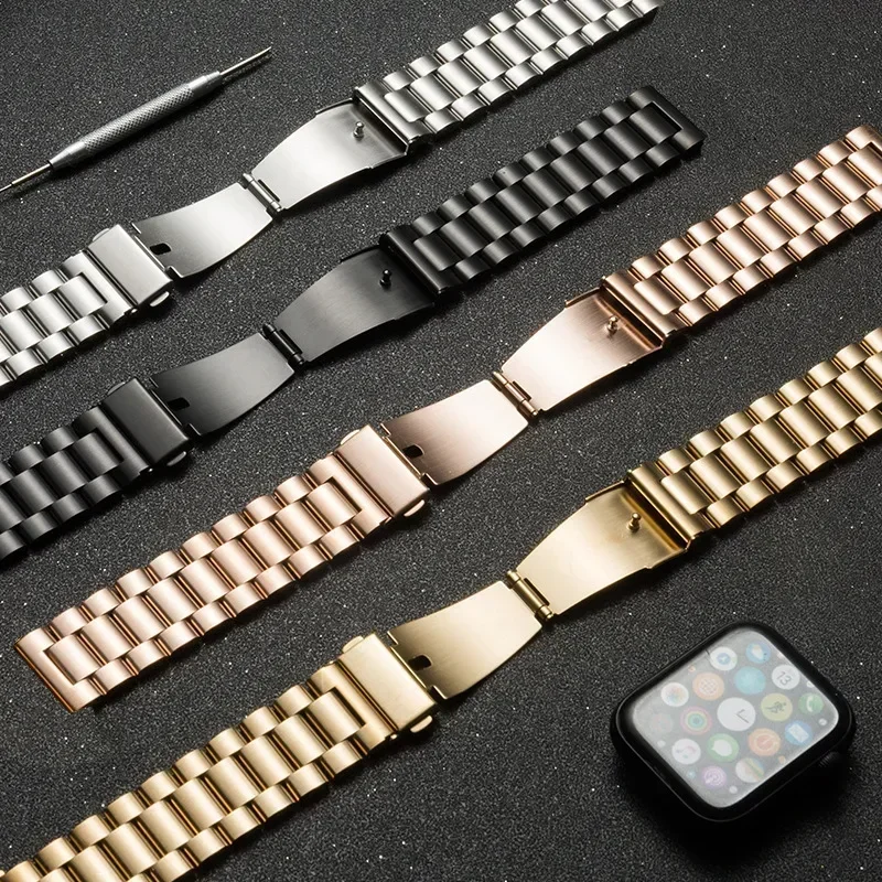 20mm/22mm Milanese band For Amazfit GTS/4/2/2e/3/GTS2 Mini/GTR2/4/3/Pro stratos Metal stainless steel Bracelet Amazfit bip strap