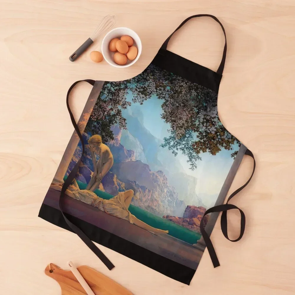 

Maxfield Parrish - Daybreak 1922 Apron cookings for women kitchen clothes for men Apron