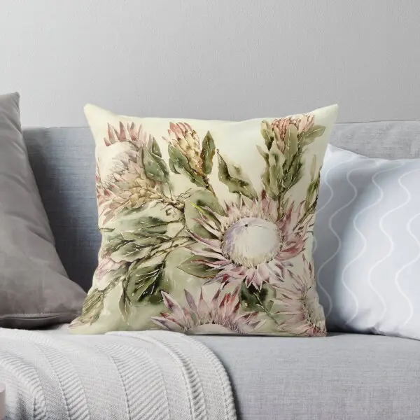 Proteas  Printing Throw Pillow Cover Fashion Decorative Anime Decor Fashion Comfort Sofa Hotel Pillows not include One Side