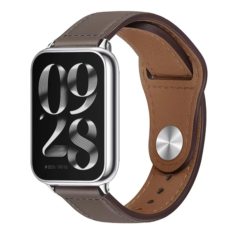 Leather Strap For Xiaomi mi Band 8 PRO Redmi watch 4 5 Replacement Smart Wristband Bracelet MiBand 9Pro redmi whatch 4 watchband