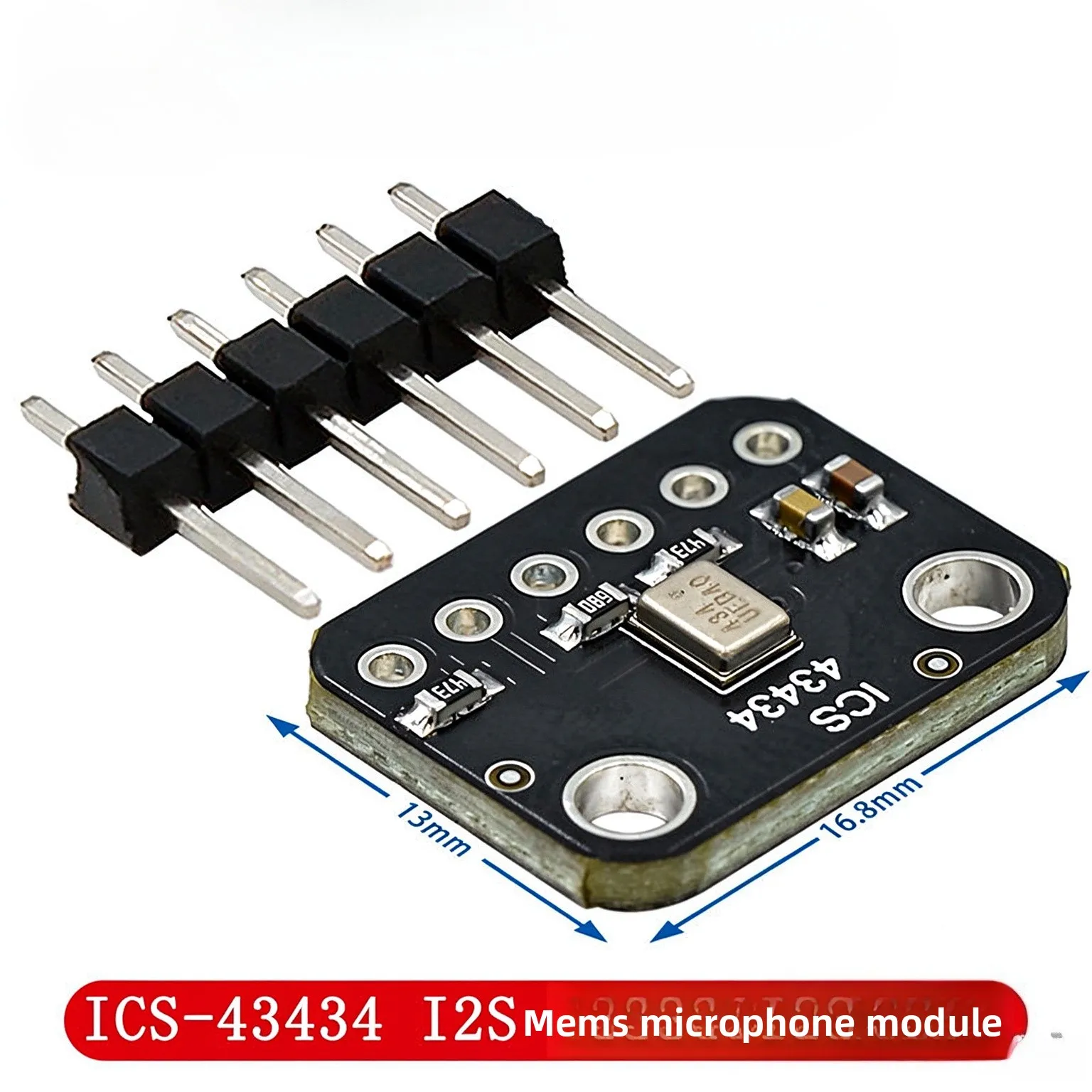 CS - 43434 I2S MEMS Microphone Module Breakout - Low-cost Low-pass Filter