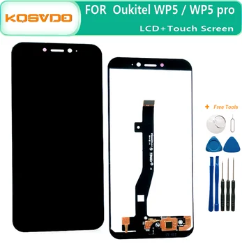 100% מקורי Oukitel WP5 תצוגת LCD ומסך מגע Digitizer עצרת החלפה + כלים 5.5 אינץ עבור WP5 פרו חדש טלפון LCD