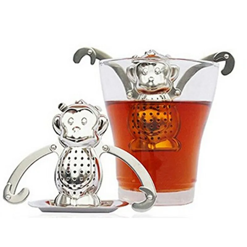 Stainless Steel Sphere Mesh Tea Strainer Coffee Herb Spice Filter Diffuser Handle Tea Ball Match Tea Bags For Kitchen Gadget