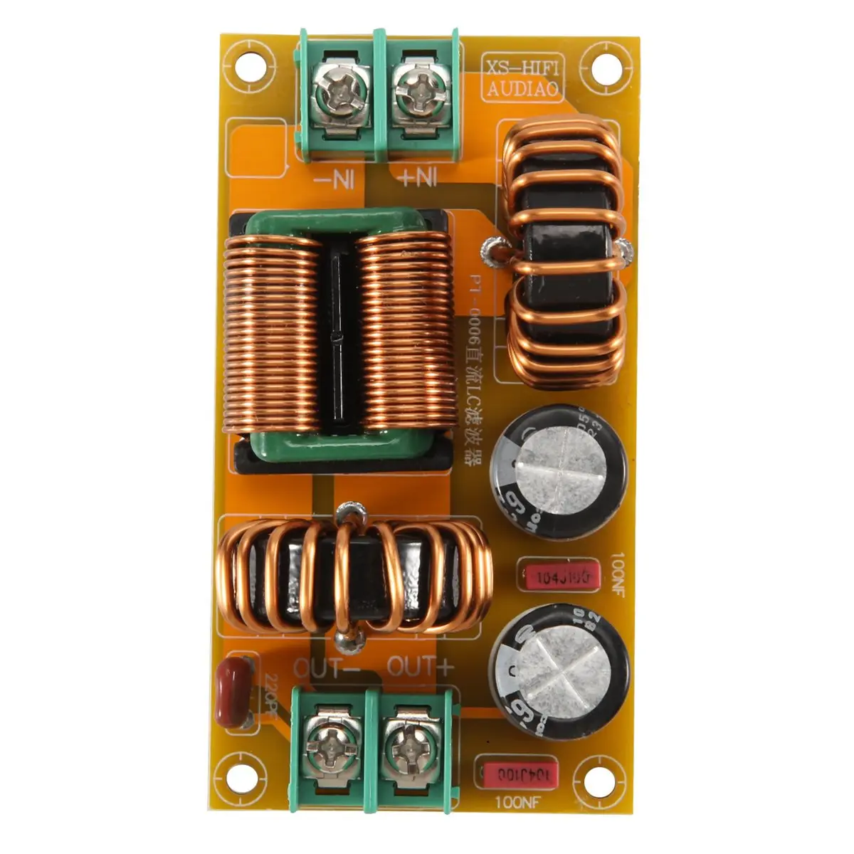 ABAN 20A DC LC Filter Electromagnetic Interference Filter Emc Fcc High Frequency Power Filtering for 12V 24V 48V Car