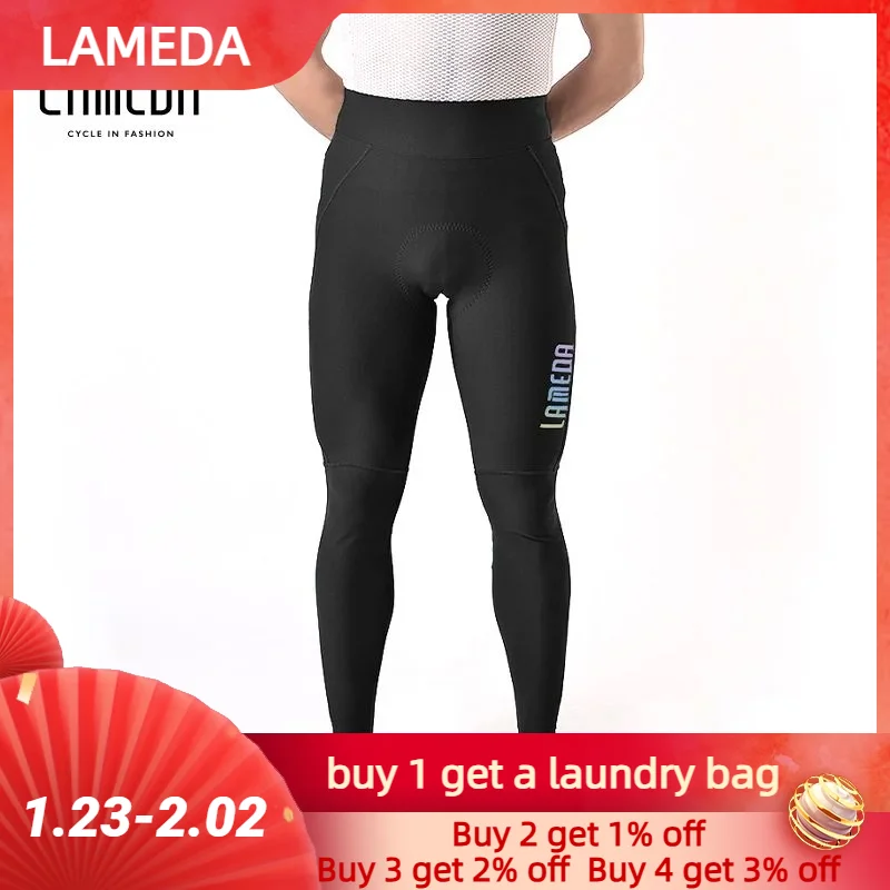 Lameda Cycling Long Pants High-waisted Road Bike Tousers Man Spring Autumn Men's Cycling Clothing Bicycle Pants