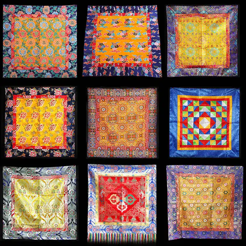 

Eight Treasures Tablecloth Carter Tibetan Style Tablecloth for Table Cloth Supply Art, Multiple Options