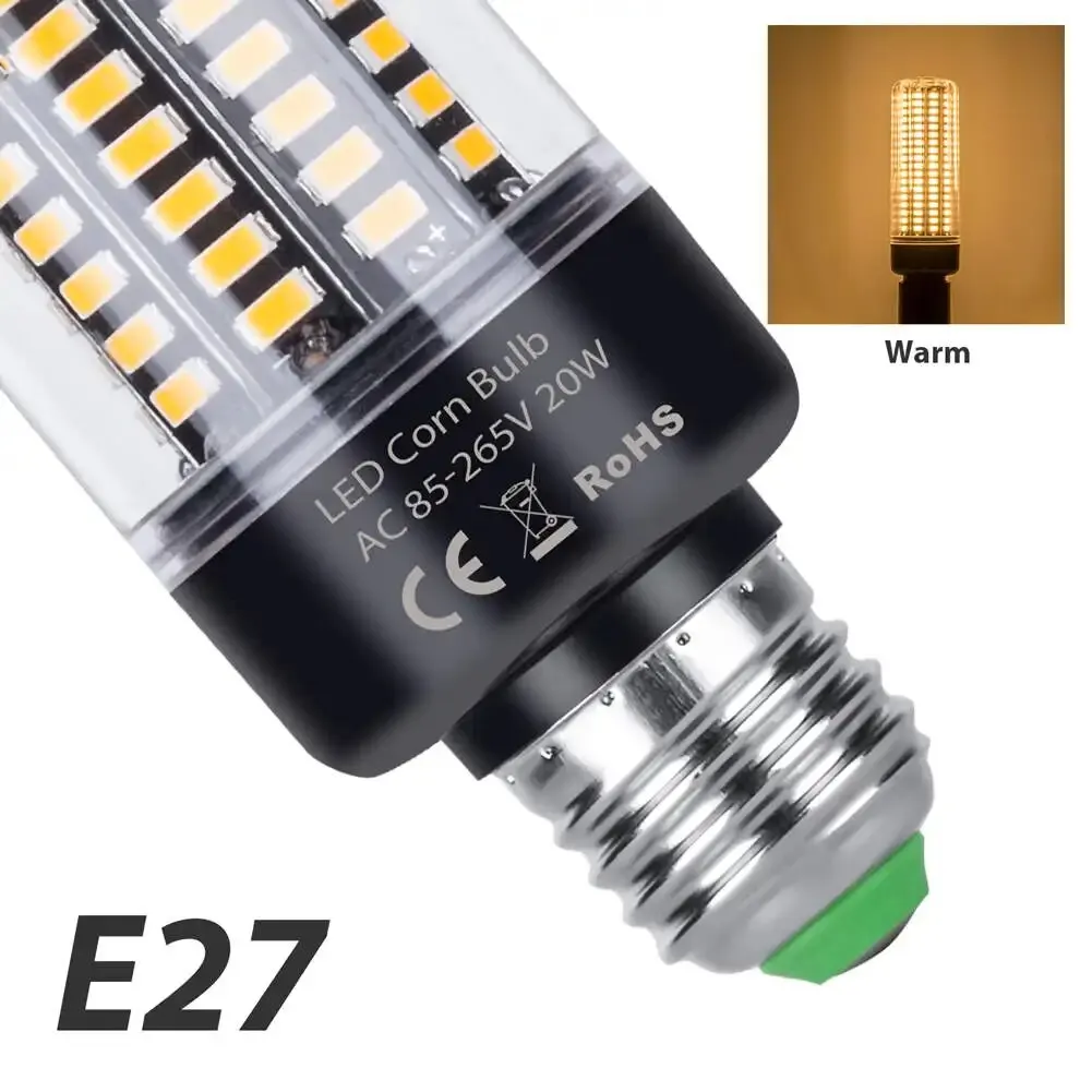 E27 LED-lamp E14 maïslamp B22 plafondkroonluchters 3,5 W 5 W 7 W 9 W 12 W 15 W 20 W koel/warm wit geen flikkering AC85-265V 5736 SMD