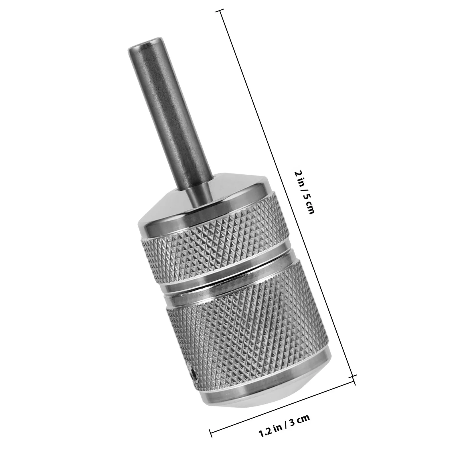 مقبض وشم ذاتي القفل من الفولاذ المقاوم للصدأ 30 مم مع عقد ثابت 7-8 مم يناسب معظم الأنابيب لمعدات الفنانين المبتدئين #4