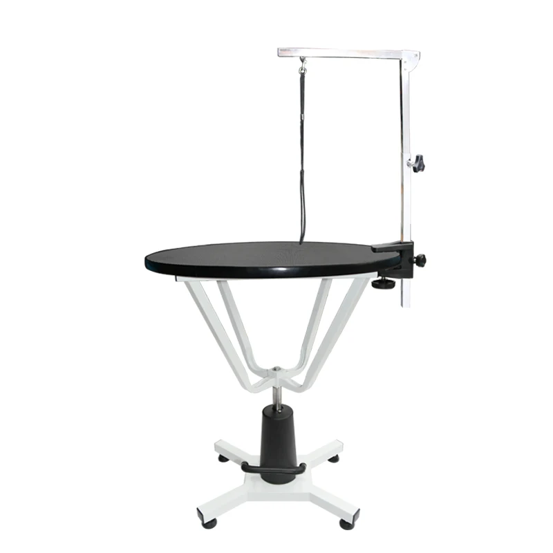 Round rotating lift table Pet store Cat and dog Teddy Bigbear trimming hair Beauty table Beauty table