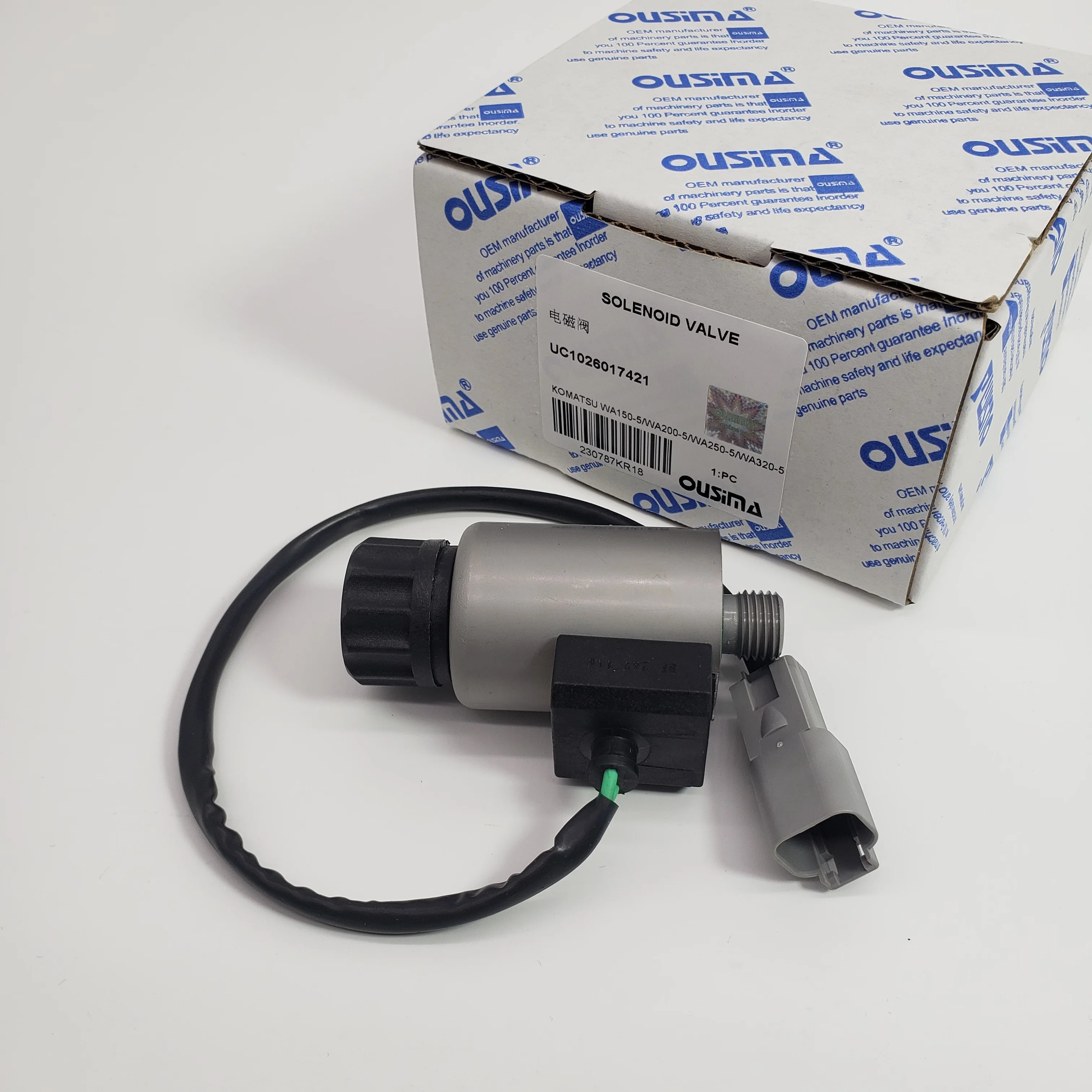 

Wheel Loaders WA150-5 WA200-5 WA250-5 WA320-5 Solenoid Valve UC1026017421