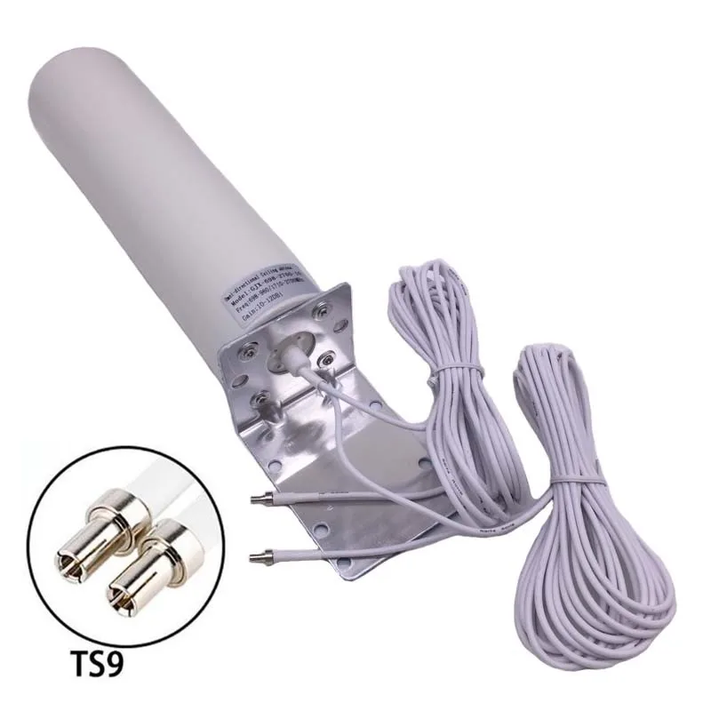 Eden Antenna Dual 10 Meters Cable 3G 4G LTE Router Modem Aerial External Antenna Dual SMA/TS9/CRC9 Connector