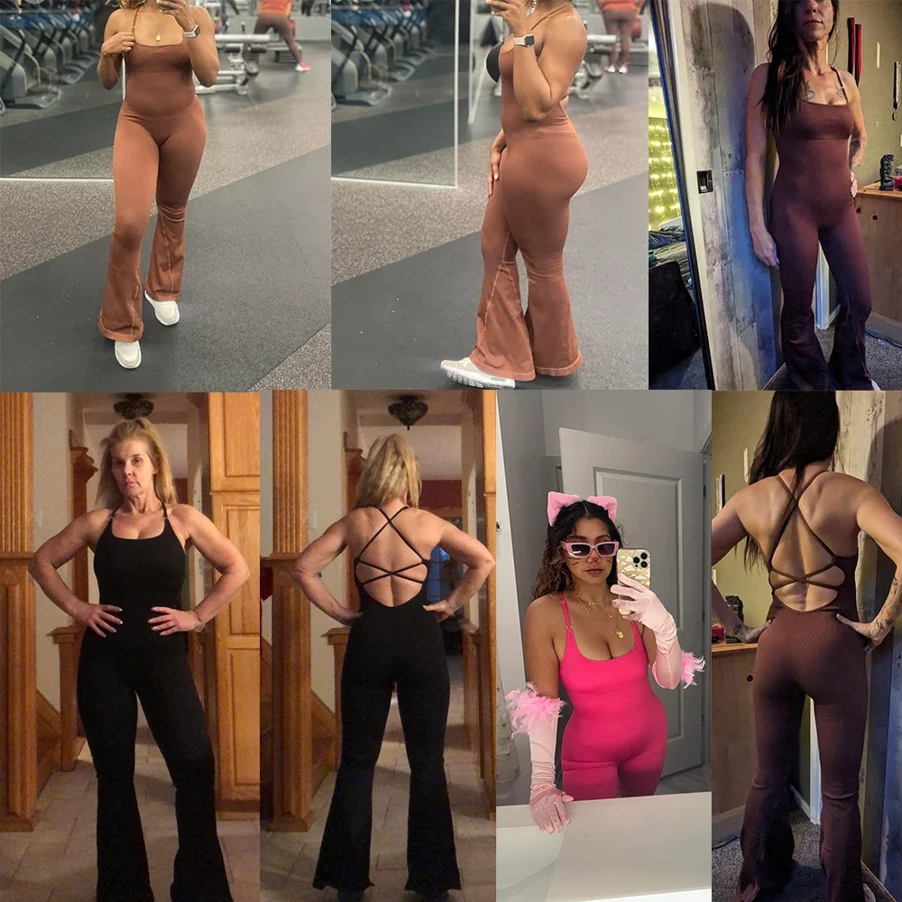 Сексуальные комбинезоны, женские боди, новые летние однотонные облегающие комбинезоны без рукавов с открытой спиной, модная повседневная уличная одежда для женщин