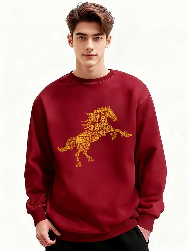 Vestibilità ampia Taglia grande 300 Pou Anno Luy Abbigliamento ex Felpe con cappuccio Thi Capispalla Coreano Sle rotondo Ne Long Sve