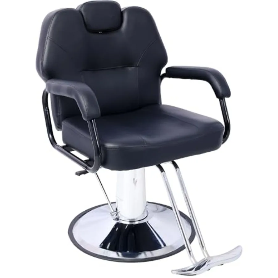 

Hair Stylist All Purpose Barber Chair for Barbershop Salon Chair, Heavy Duty Hydraulic Barber Chair Spa Furniture Shampoo Recli
