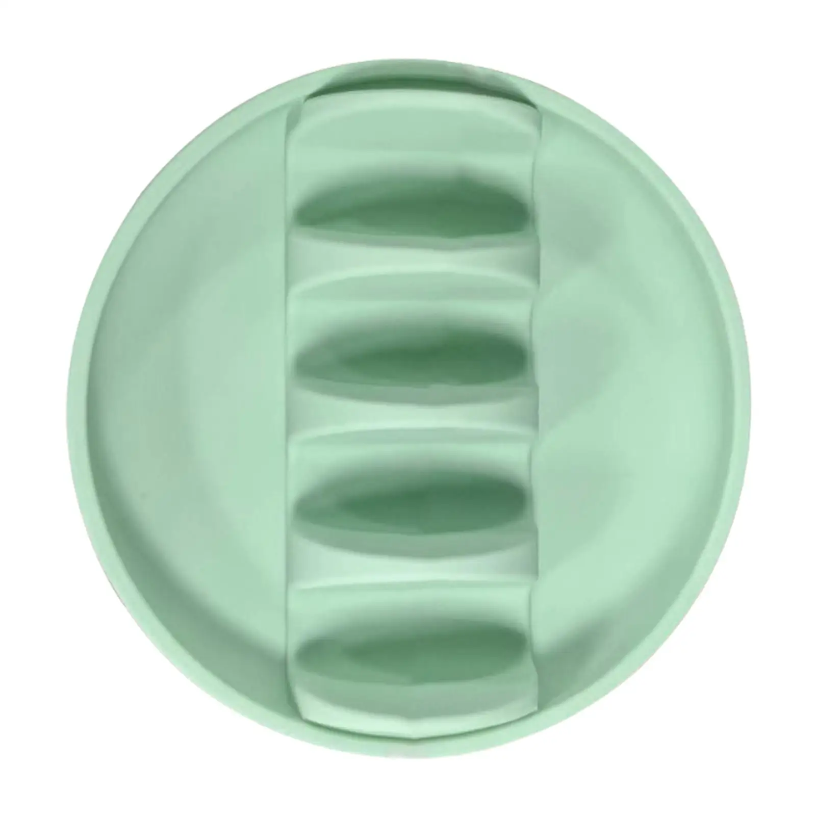 Silicone Taco Holder Stand with Dividers Anti Slip Plates Serving Tray for Family Gathering and Restaurant