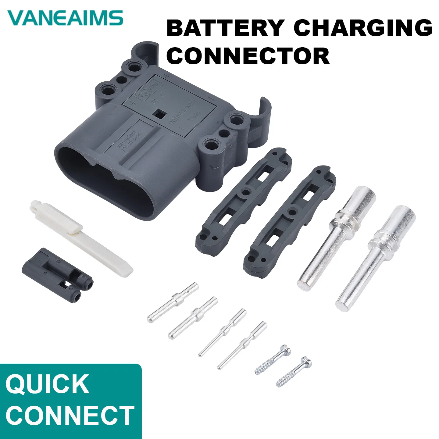 80A 160A 320A Forklift Battery Charging Connector DC 150V High Current Industrial Quick Plug Male Female Power Connectors