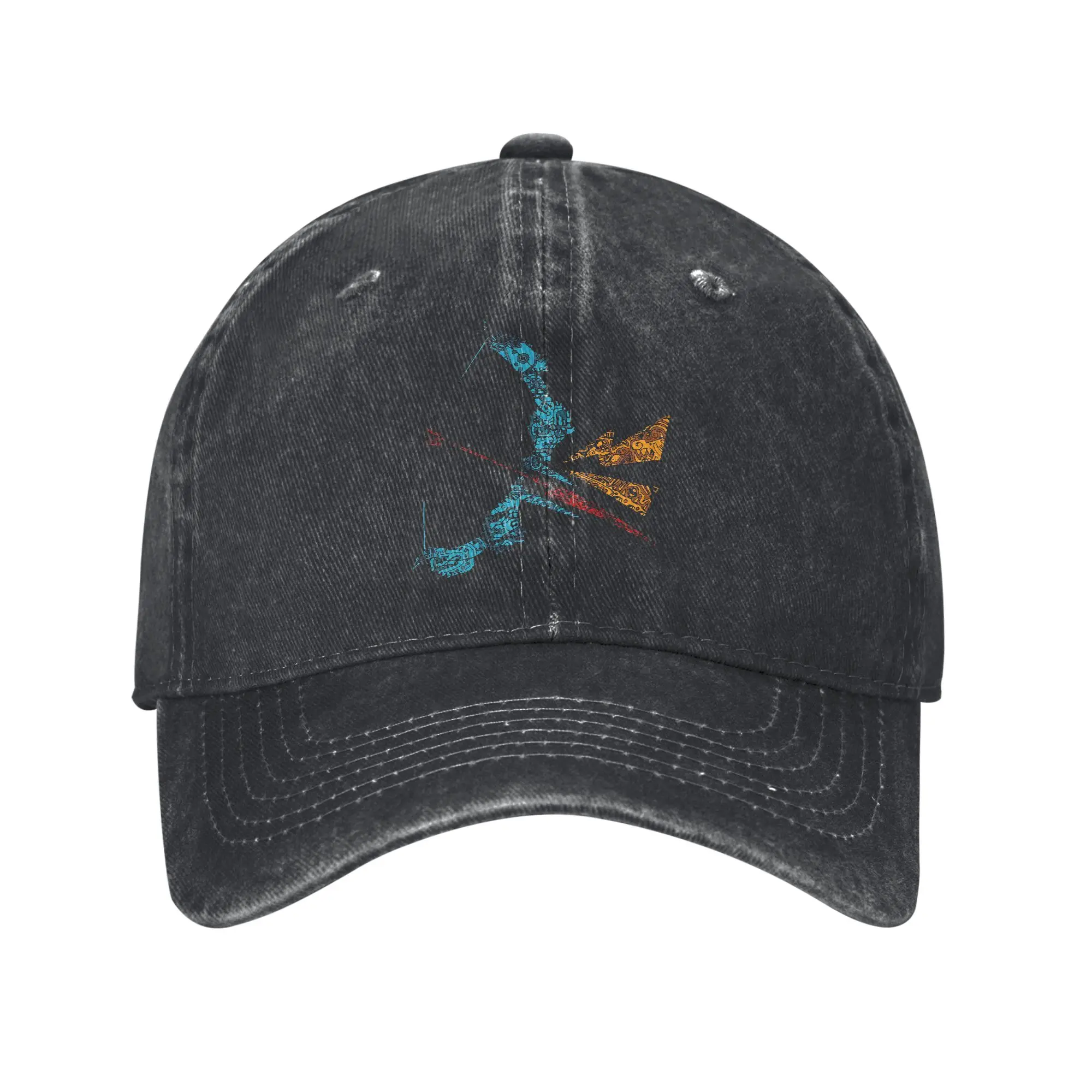 Men Women Monster Hunter Bow  Cap Wear Baseball Caps Retro  Trucker Hats Adjustable