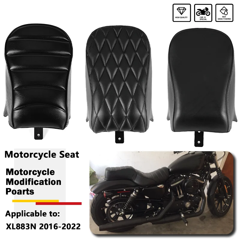 

For Harley Sportster Iron 883 XL883N 2016-2022 Motorcycle Rear Passenger Seat Pillion Cushion Motorcycle Seat Cushion Extension