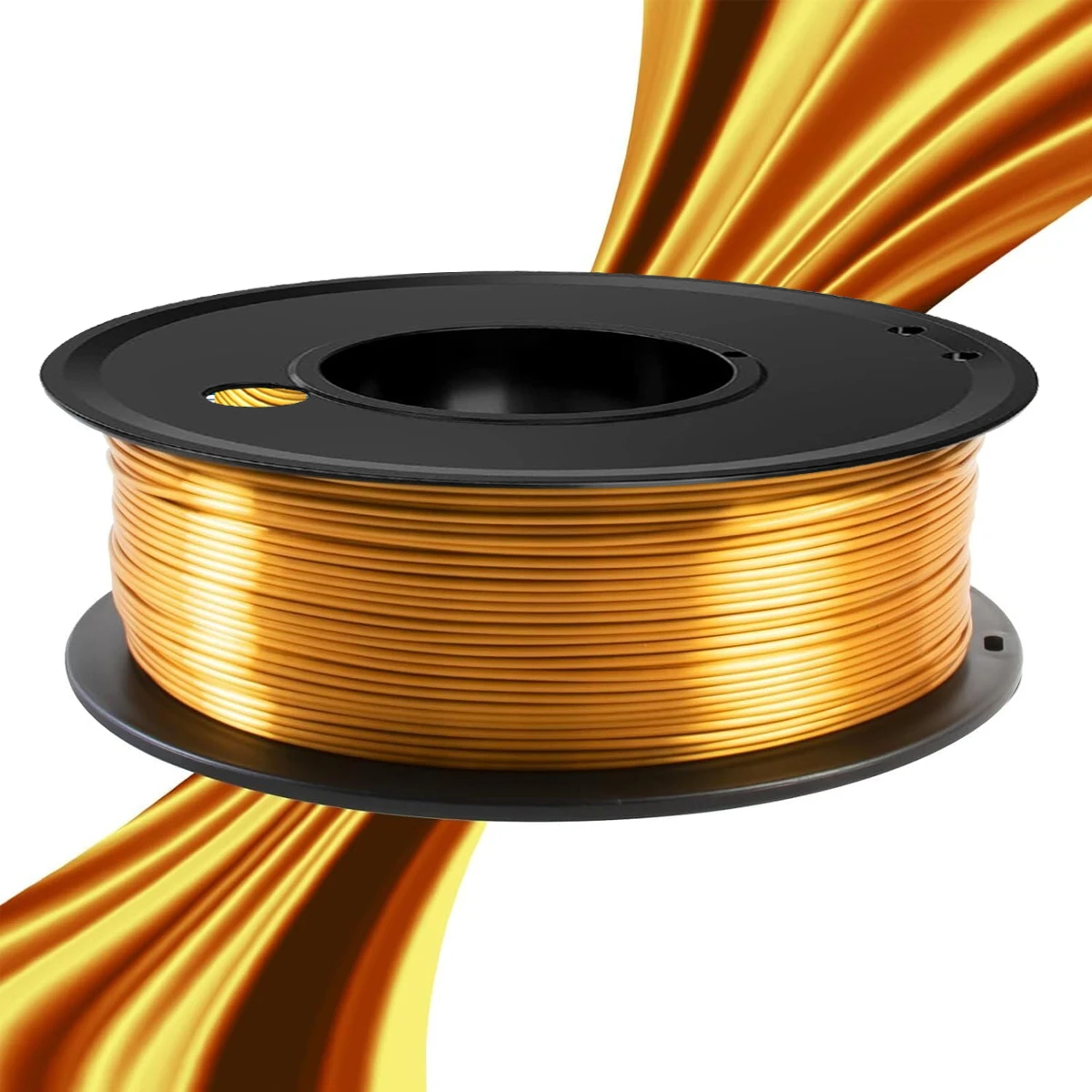 250g 500g 1Kg Silk PLA Gold 3D Printer Filament 1.75mm Filaments Silky Shine 3D Pen Printing Materials Shiny Metallic Like Feel