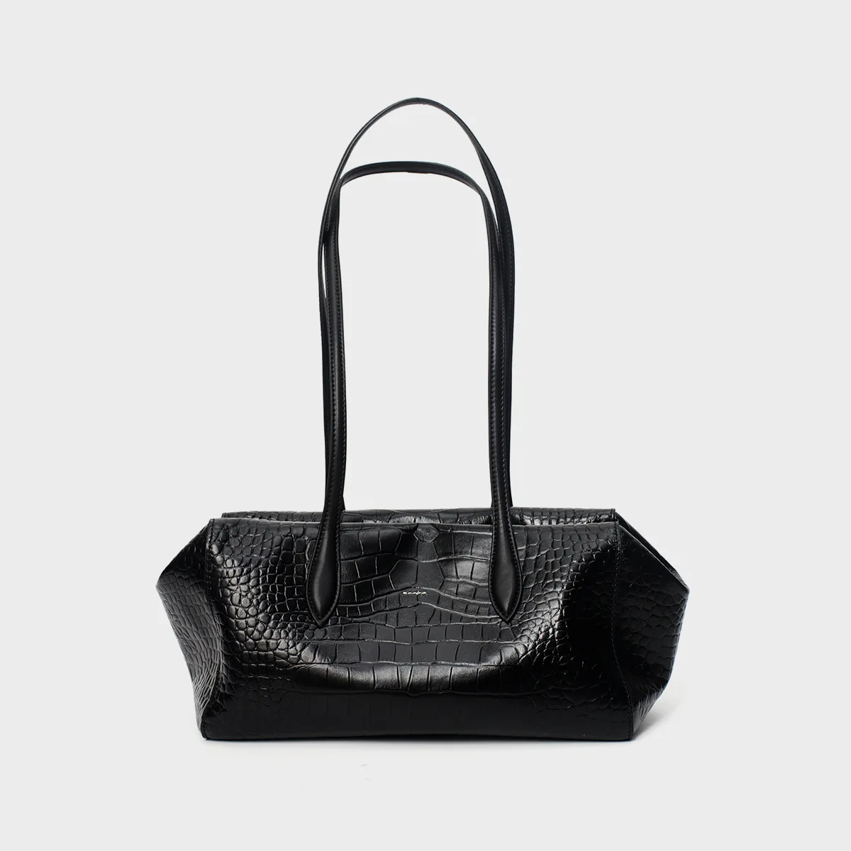 Alligator Pattern Genuine Leather Handbag Women Casual Cow Leather Shoulder Bag New Cowhide Cross-body Satchel Bag