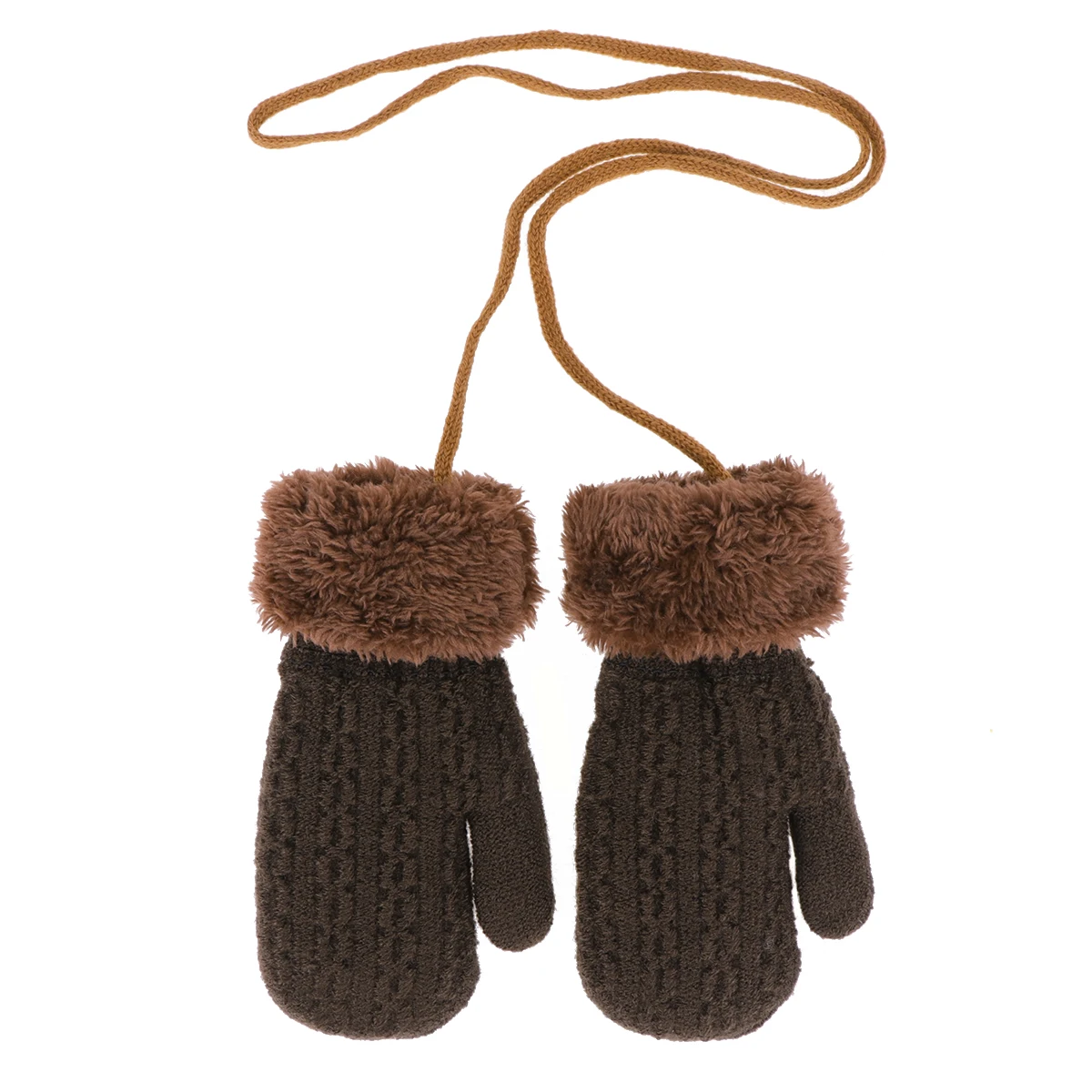 

Warm Knitted Durable Long Term Winter Kids Kids Hanging Winter Gloves Use Knitted Fine Workmanship Hanging Gloves