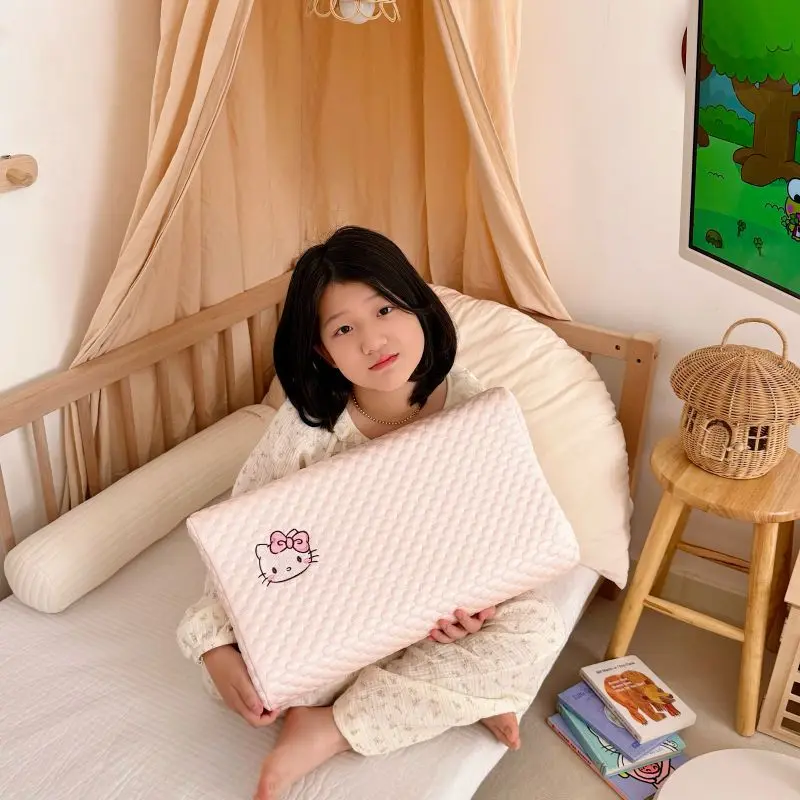 

Sanrio Hello Kitty Cushion Toddlers Soothing Bean Sleeping Pillow Kindergarten Cartoon Memory Cotton Pillow Support Neck Relief
