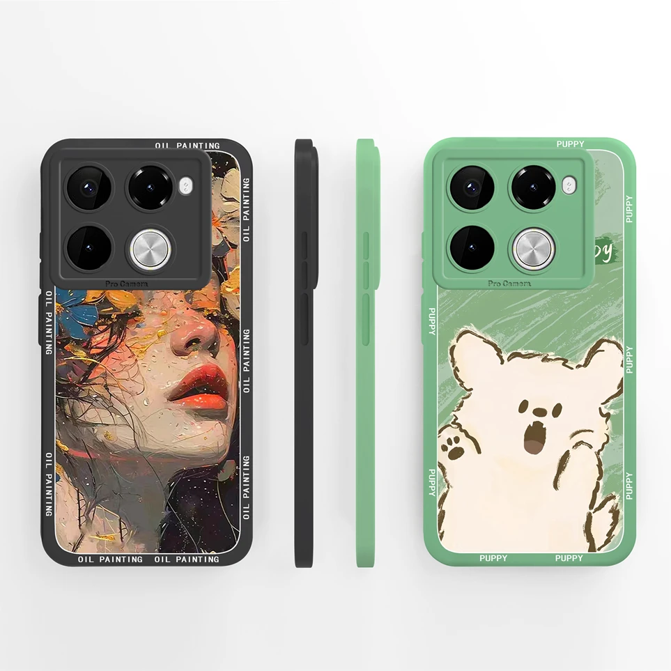 Coque لهاتف انفينيكس نوت 40 40x 40Pro 40Pro + حافظة عصرية لرائد الفضاء غلاف من السيليكون الناعم لهاتف نوت 40 برو Fundas نوت 40x حافظات Carcas