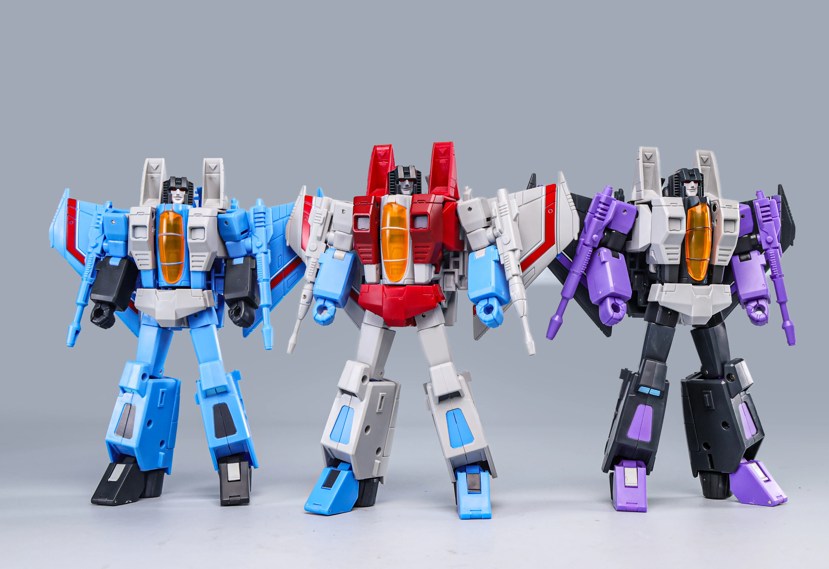 Transformation JCS JCS-001 JCS001 Thundercracker Starscream Skywarp Blitzwing SS86 KO Figure Action Figures