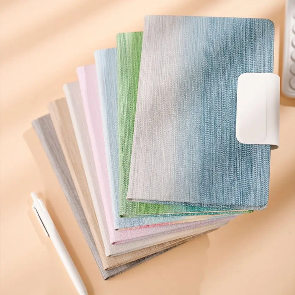 200 ページ A5 ノートブック PU レザーカバー磁気バックル付きビジネスオフィスメモ帳厚紙耐摩耗性日記