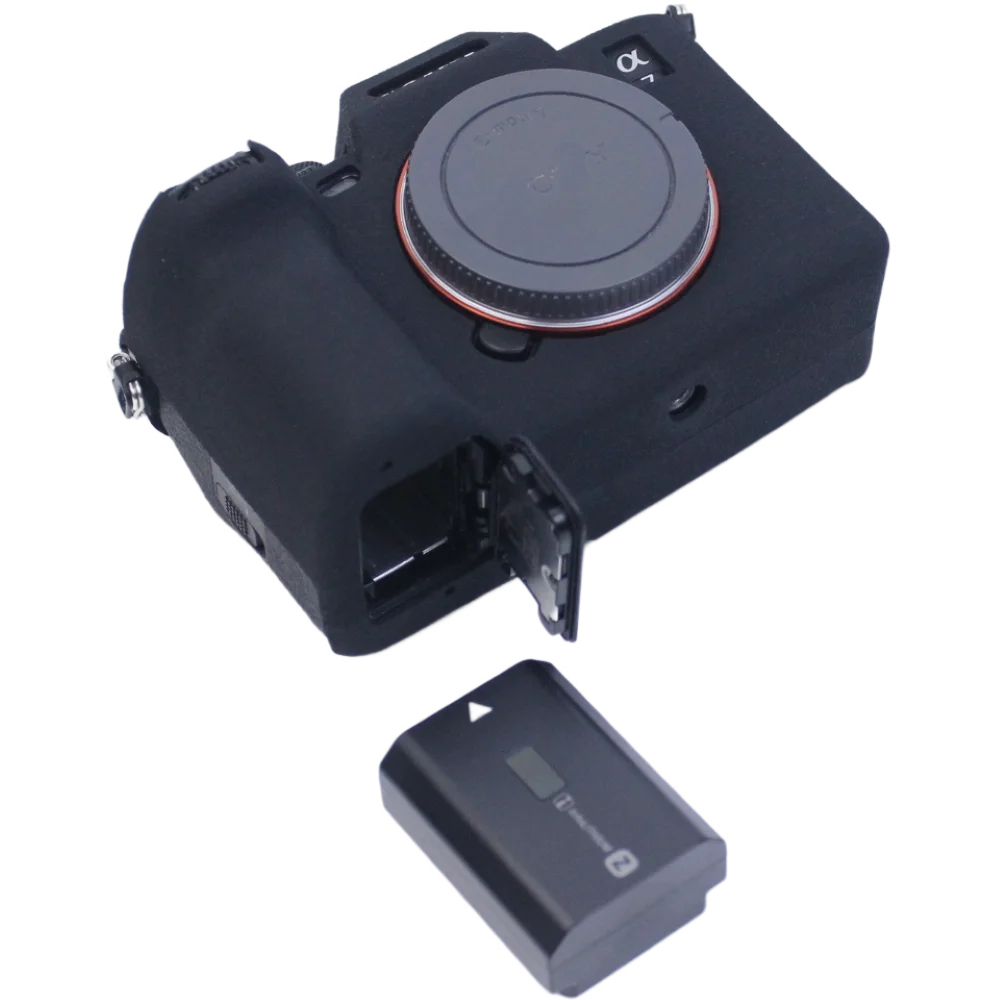 Silikon-Kameratasche passend für Sony ILCE-7M4 A7 IV A7IV A7M4 Zubehör Schutztasche