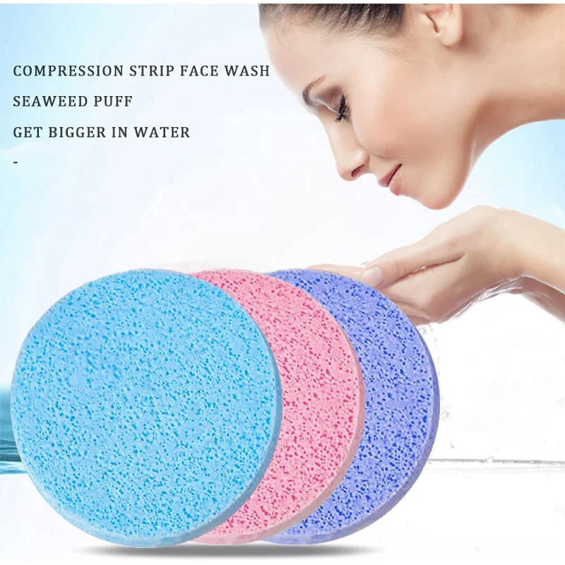 48 Pcs Compressed Facial Sponge for Estheticians Face Sponges for Cleansing, Professional Makeup Removal Sponge skin care tool