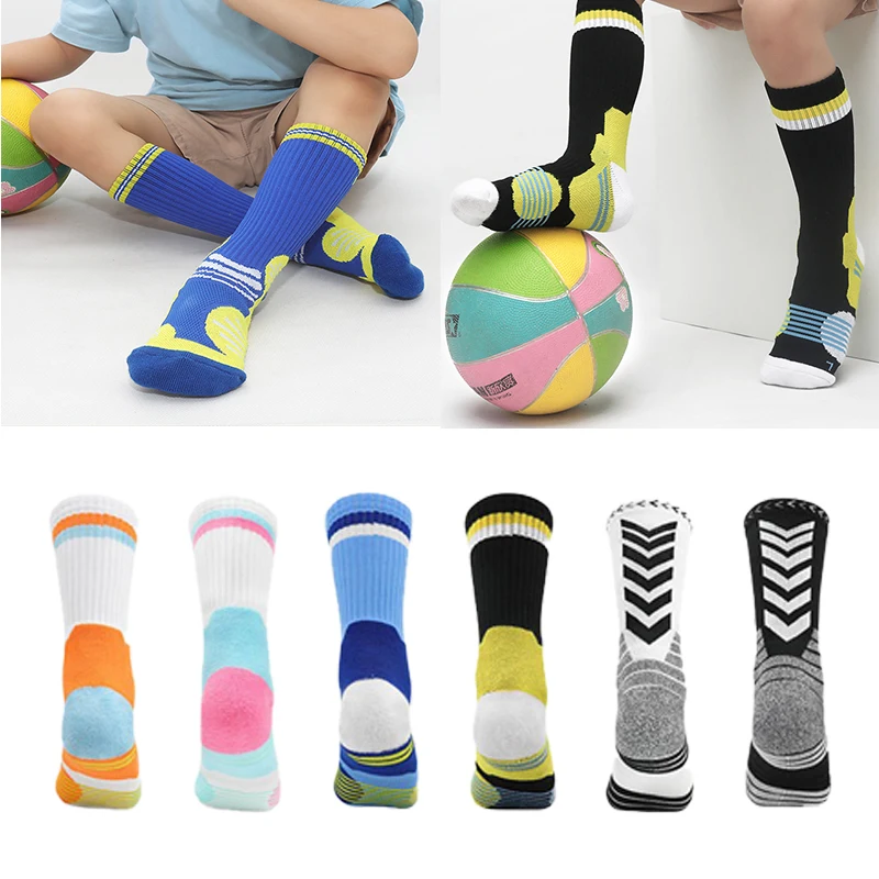 Hot Sale profession elle Basketball-Socken für Kinder Outdoor-Radfahren Klettern Laufen schnell trocknende atmungsaktive Boy Gril Sports ocken