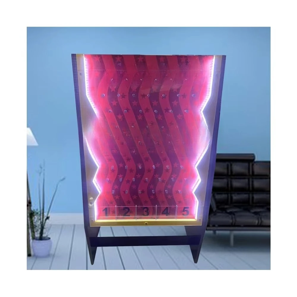 Carnival event interactive lucky lottery luminous lottery box fun game machine props