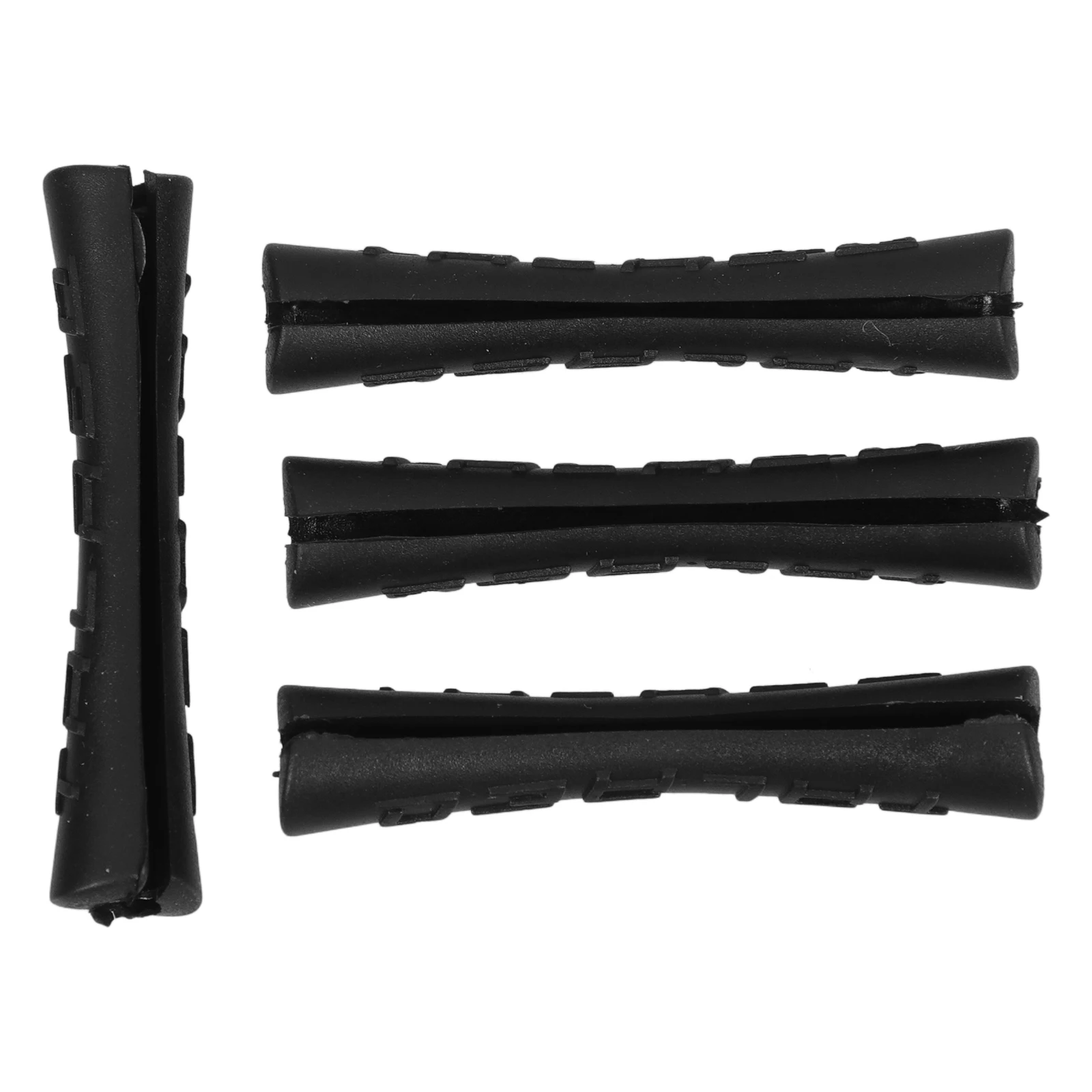 

4pcs Plastic Bike Tube Brake Protective Sleeve Cover Housing For Line Tube Cable Black, Durable Scratch Resistant Frame
