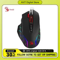 A4Tech Bloody J95s Wired Mouse RGB Programmable Automatic Optical Engine Ergonomics E-Sports Gamer Mouse Office Accessories Gift