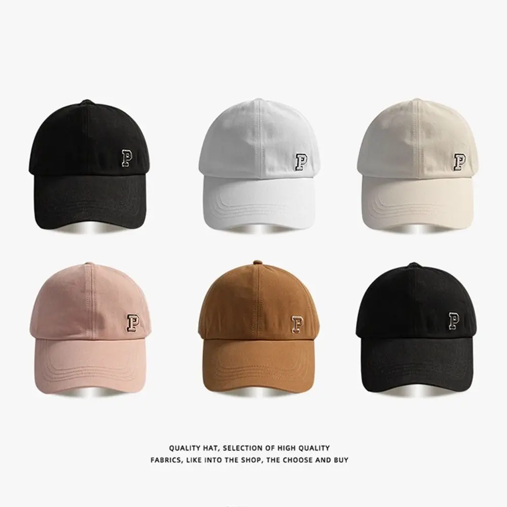 Mannen Baseball Caps Katoen Geborduurde Letter Pet Zonnehoed Hoed Koreaanse Stijl Petten Zonnehoed Meisje Honkbal Hoed Baseball Cap